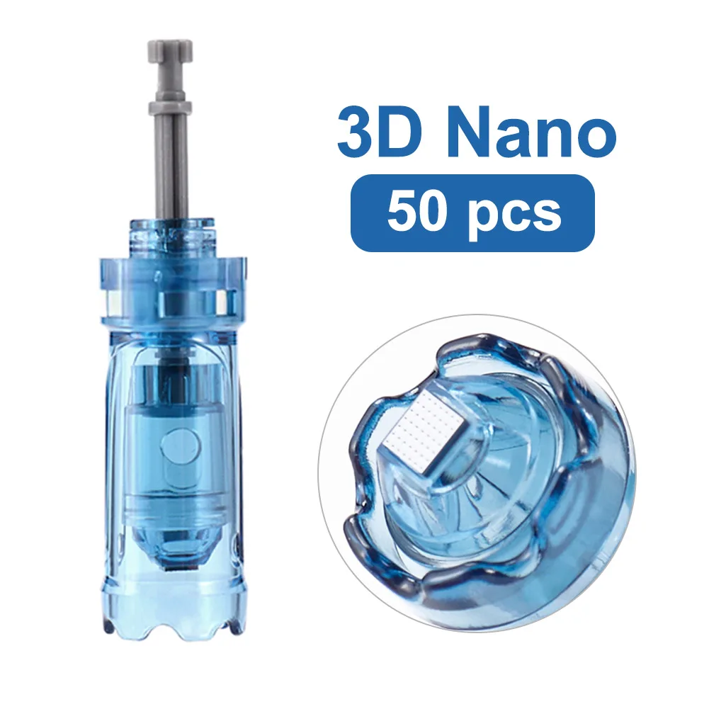Bajonetcartridge Naald voor Dr Pen M8S/A8S/A9/A11 Microneedle 12/18/24/36/42 Pin/Ronde Nano/3D Vervanging Tip