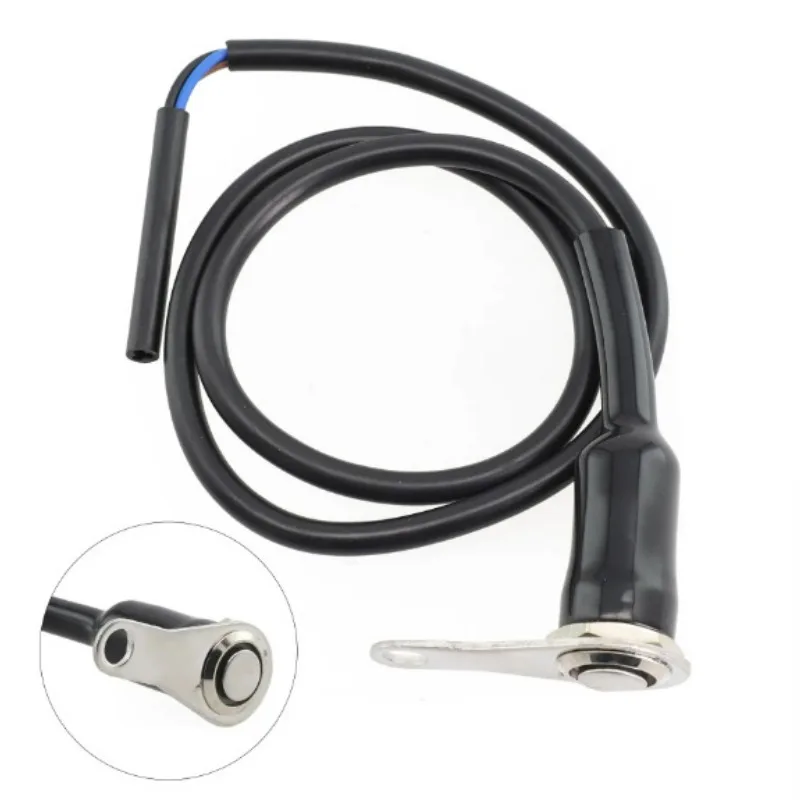 زر مفاتيح Poer المقاوم للماء لقرن المصباح الأمامي متعدد الألوان المقود قابل للتعديل جبل دفع 3 أزرار ON-OFF LED للدراجات النارية