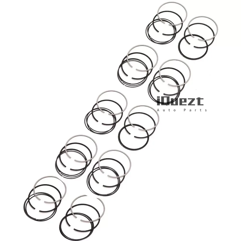 8clys Piston Rings Set Repair Kit STD for BMW 735i 735Li E65 E66 N62B36 3.6 V8 11257514928