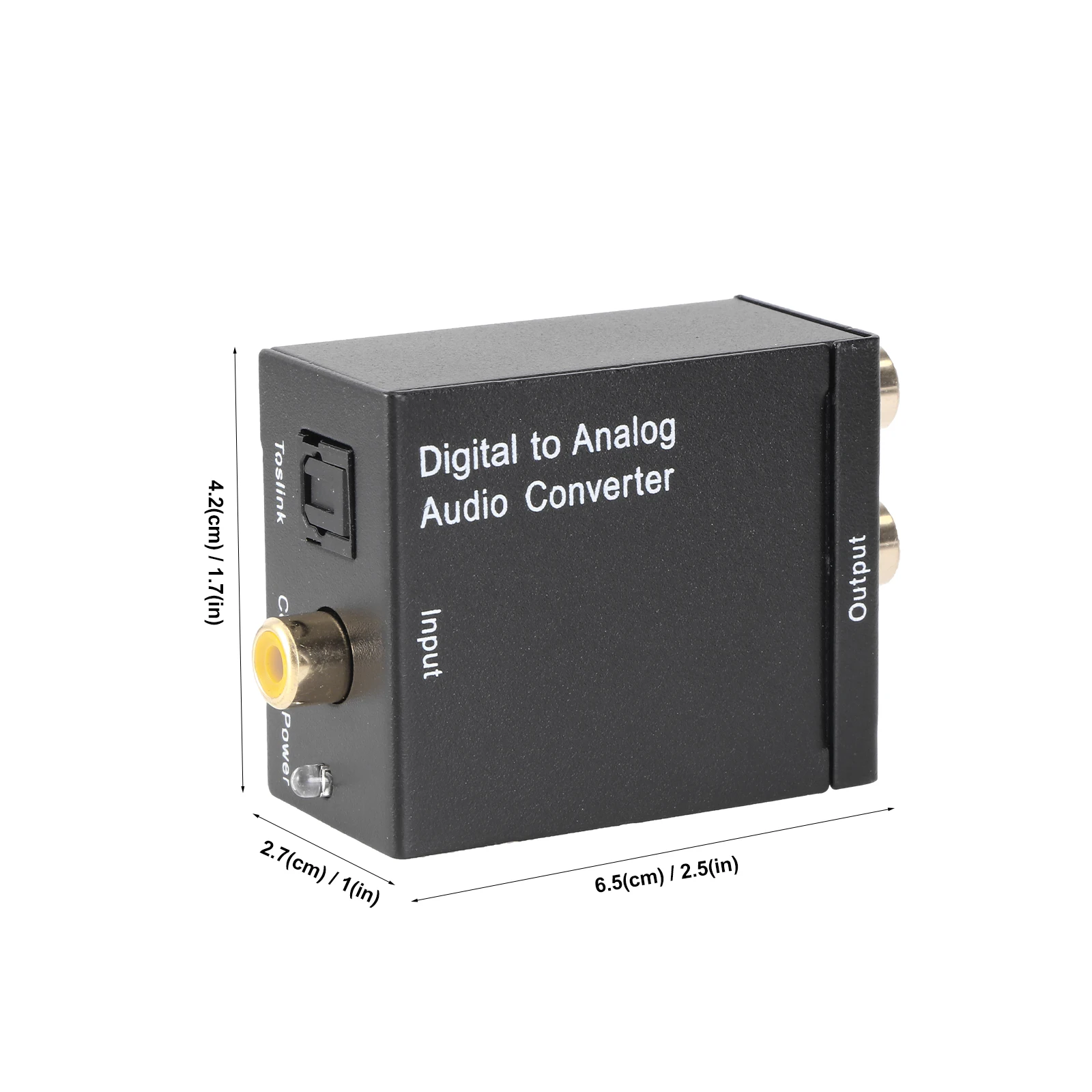 

Digital Audio Converter Optical Spdif To Analog L R Converter For Dvd Ray Home Cinema Aluminum Metal