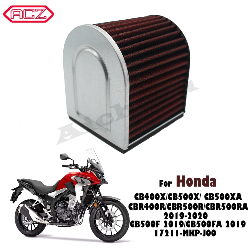 

Motorcycle Air Filter Cap High Flow Cleaner for Honda CB400X CB500X CB500XA CB500F CB500FA CBR400R CBR500RA OEM:17211-MKP-J00