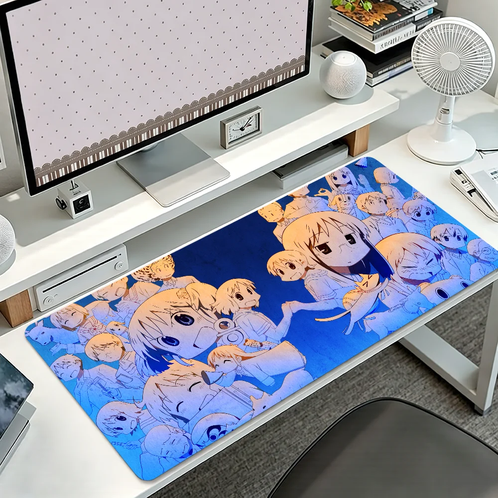 Nichijou Manga Mouse Pad Non-slip Thickened MousePad Student Gaming Cushion Large Writing Lockedge Office