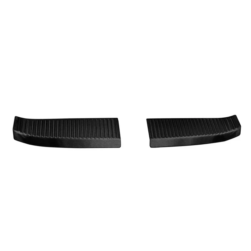 Rear Bumper Protector Sill Plate Trim Fit For Benz GLE 2020-2023 Black Titanium Rear Bumper Protector Sill Plate Trim Fit For Benz GLE 2020-2023 Black Titanium