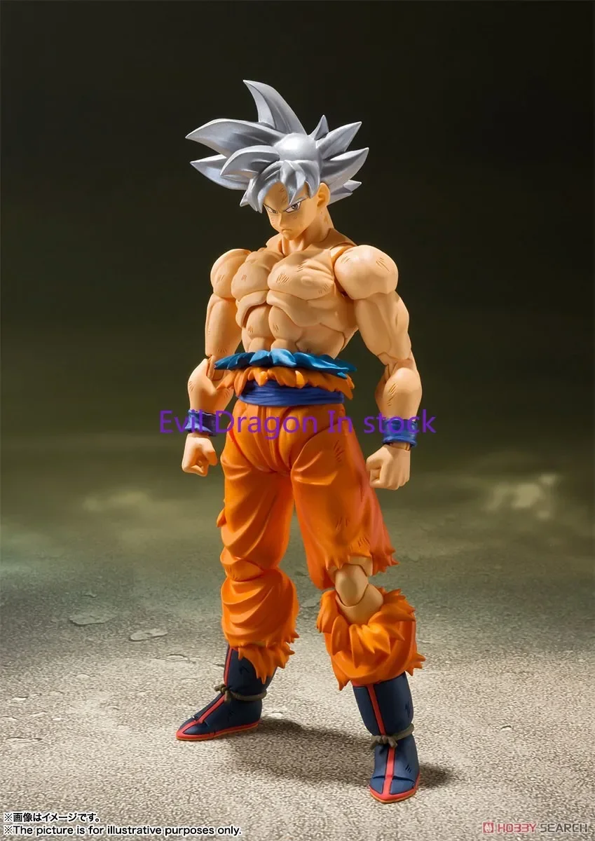 ในสต็อก Bandai S.H.Figuarts Dragon Ball Shf Son Goku Ultra Instinct Action Figure ของเล่นของขวัญ