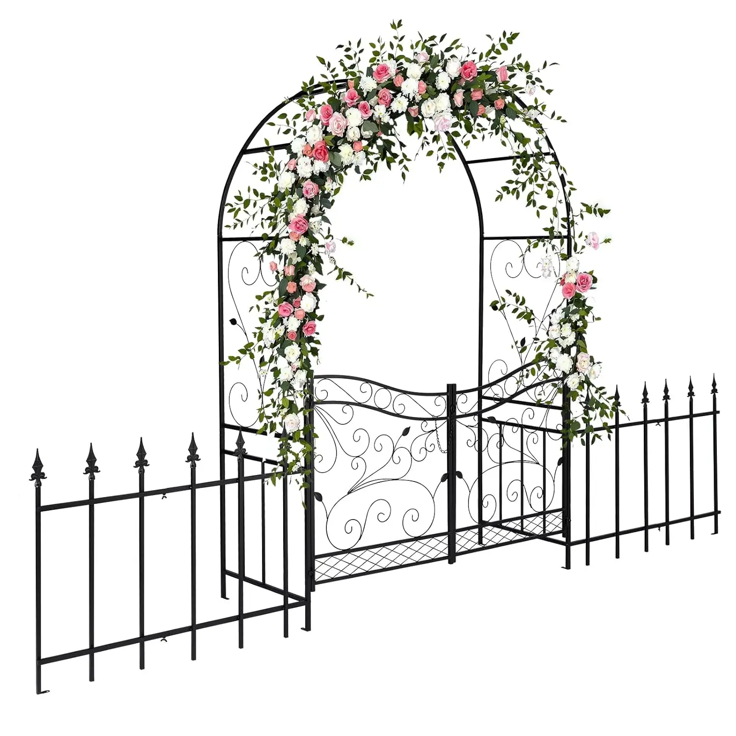 

Garden Arbor Arch Wedding Plant Climbing Trellis Backyard Patio Gate Fence, Customized