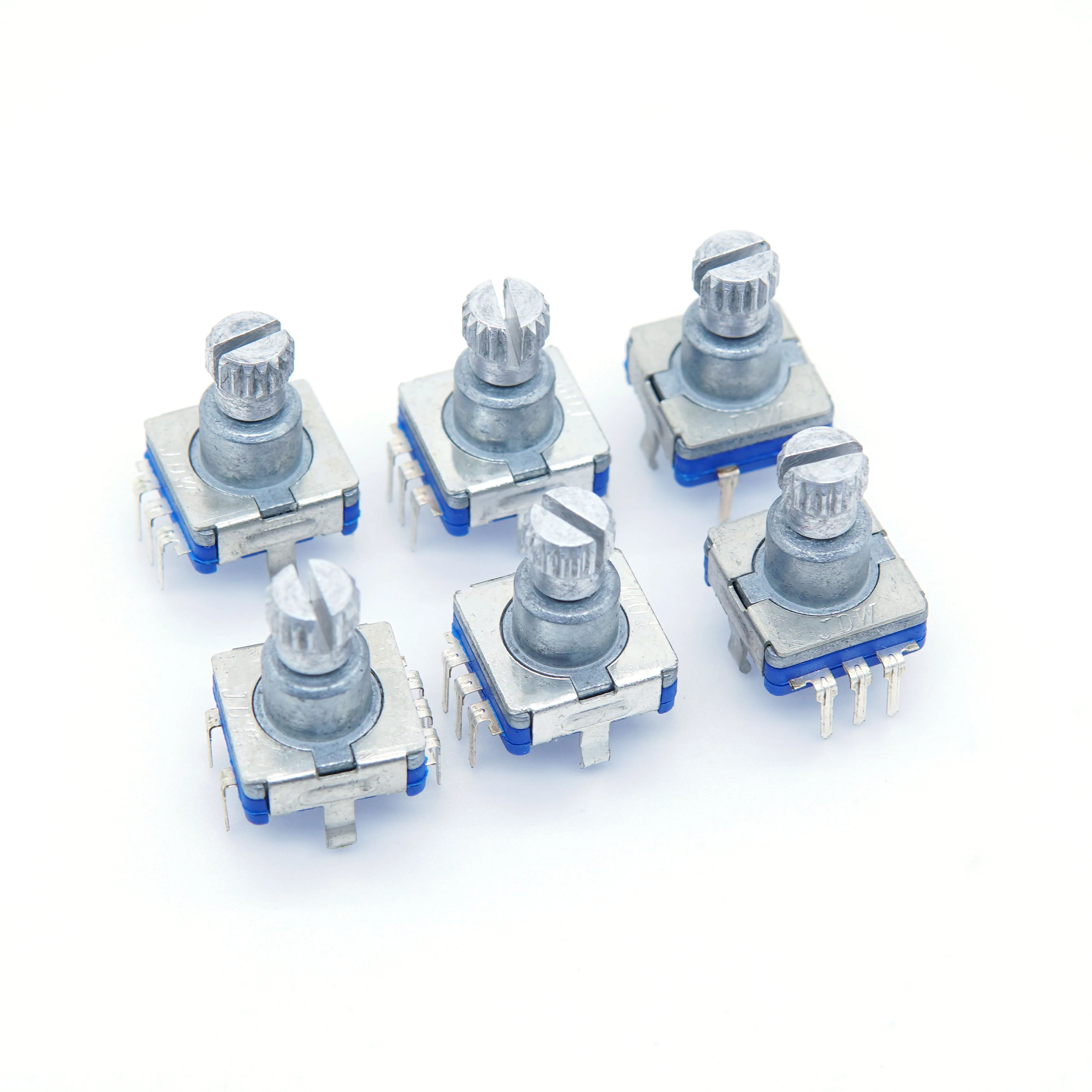

1pcs Rotary Encoder EC11 w Push Button 5Pin Handle 11MM Long With A Built In Push Button Switch
