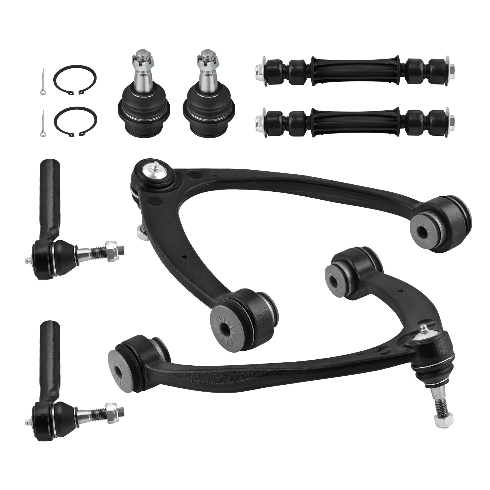 8x Front Upper Control Arm Sway Bar Tierod For  Silverado GMC Sierra 1500 2007-2013