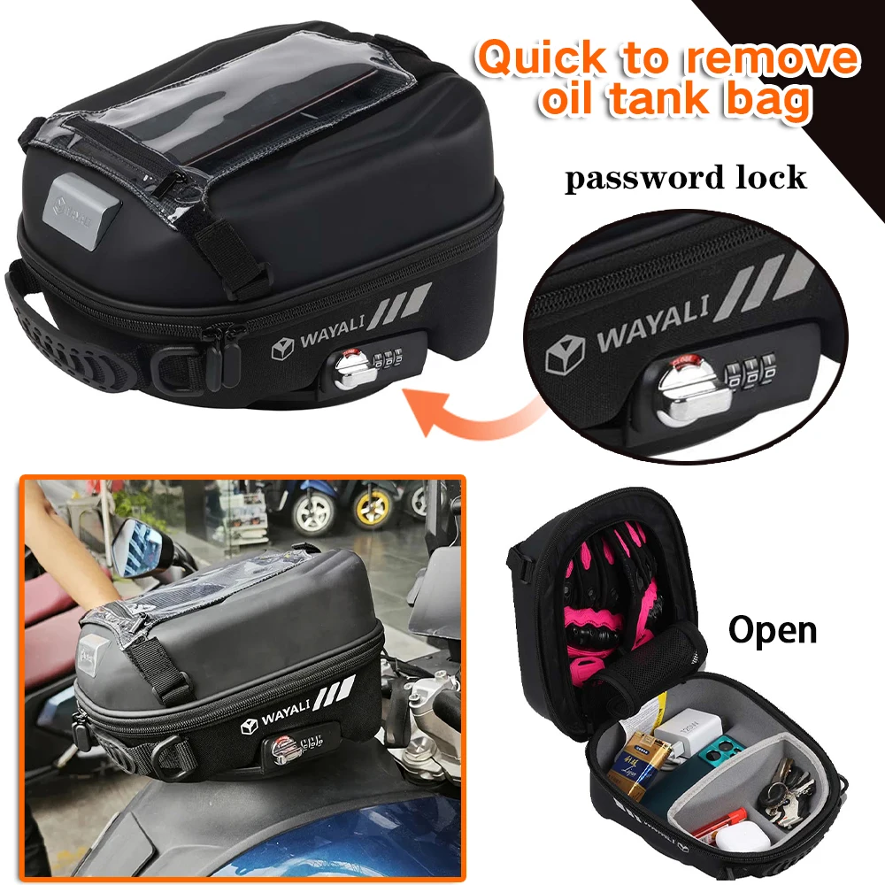 Motorcycle Accessories Fuel Tank Bag For TRIUMPH Tiger 900 GT PRO Rally Tiger900 Tiger 955I 1050 Sport Backpack Bag Tanklock Bag