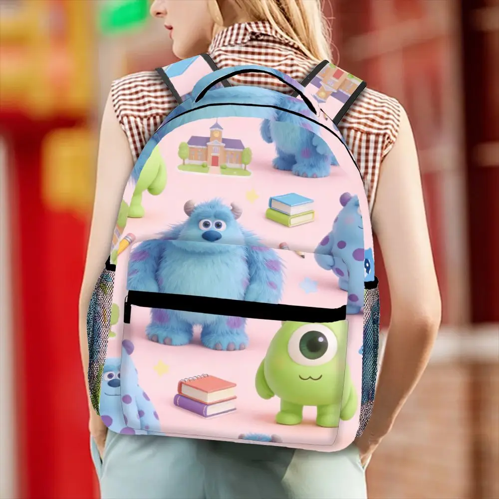 

Рюкзак с героями мультфильмов Monsters Inc для детей, школьная сумка большой вместимости, детская сумка для книг для детского сада, подарок для мальчиков и девочек