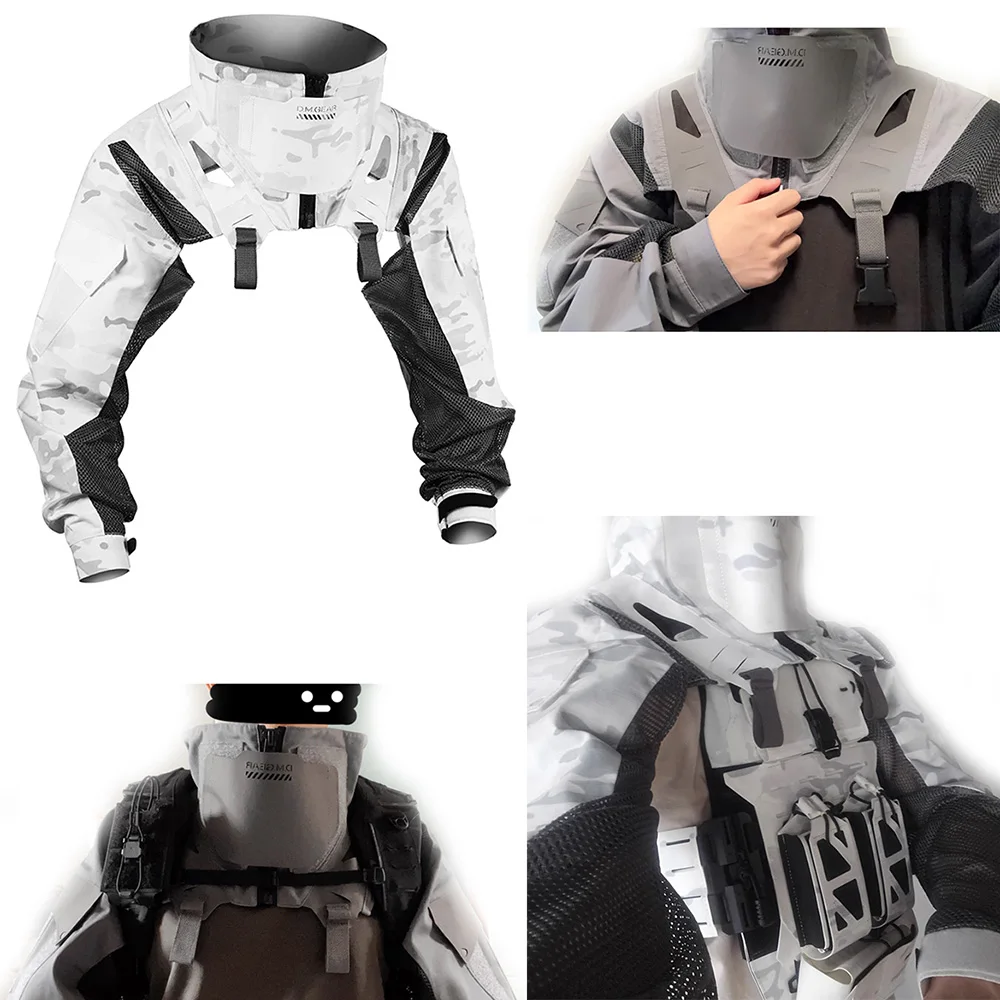 

DMgear оригинальная боевая одежда с функциональными рукавами, тактический нагрудный жилет, дышащий солнцезащитный костюм лягушки, охотничьи аксессуары