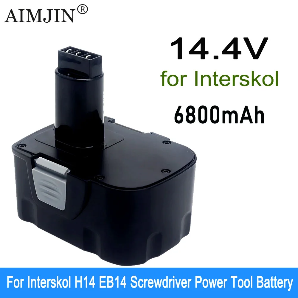 

14.4V 6800mAh For Interskol Ni-CD Rechargeable Battery Electric Tools Replacement