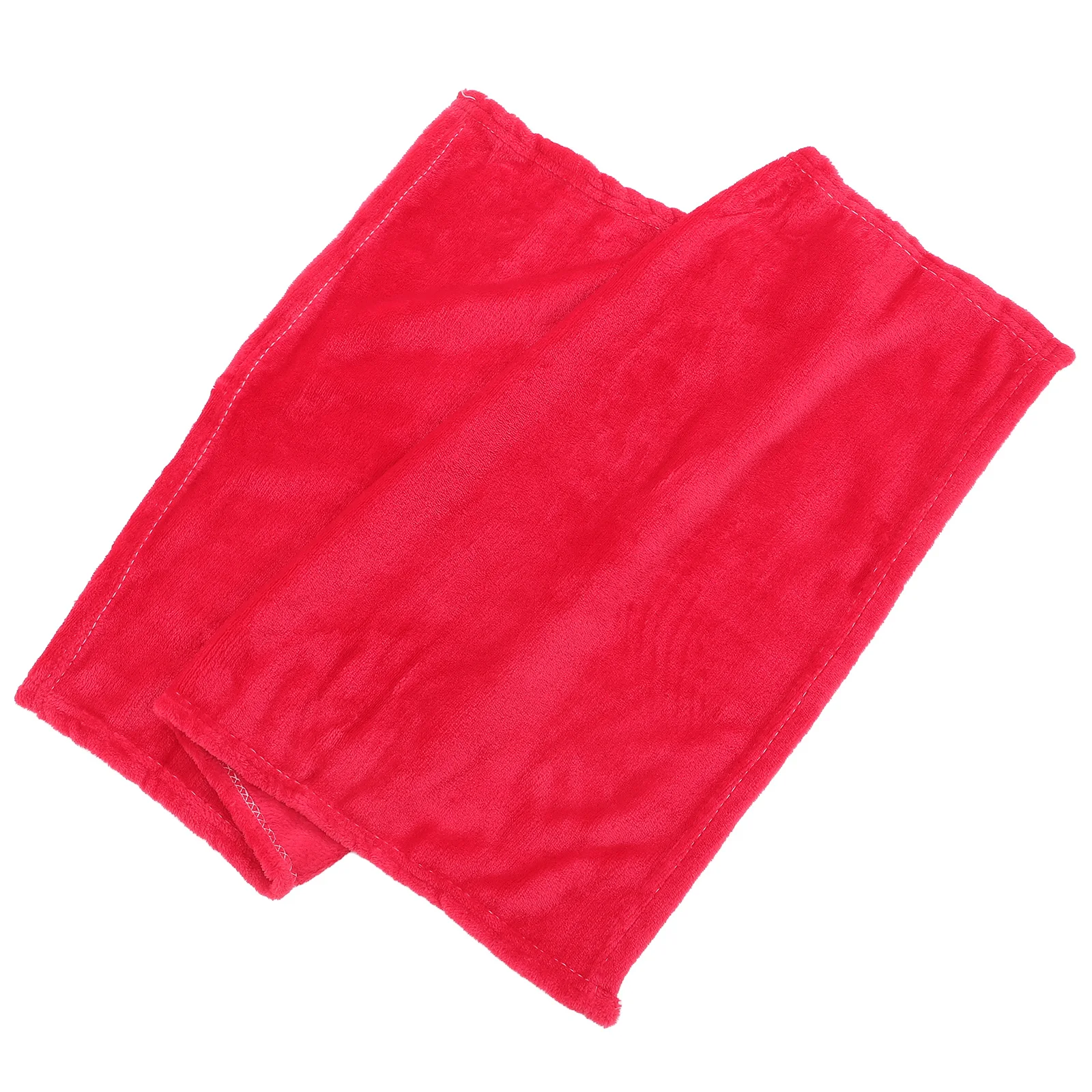 

Cozy Fleece Pet Blanket Extra Warm Flannel Bedding Solid Color Blanket For Dogs Cats Gift Use Bright Red
