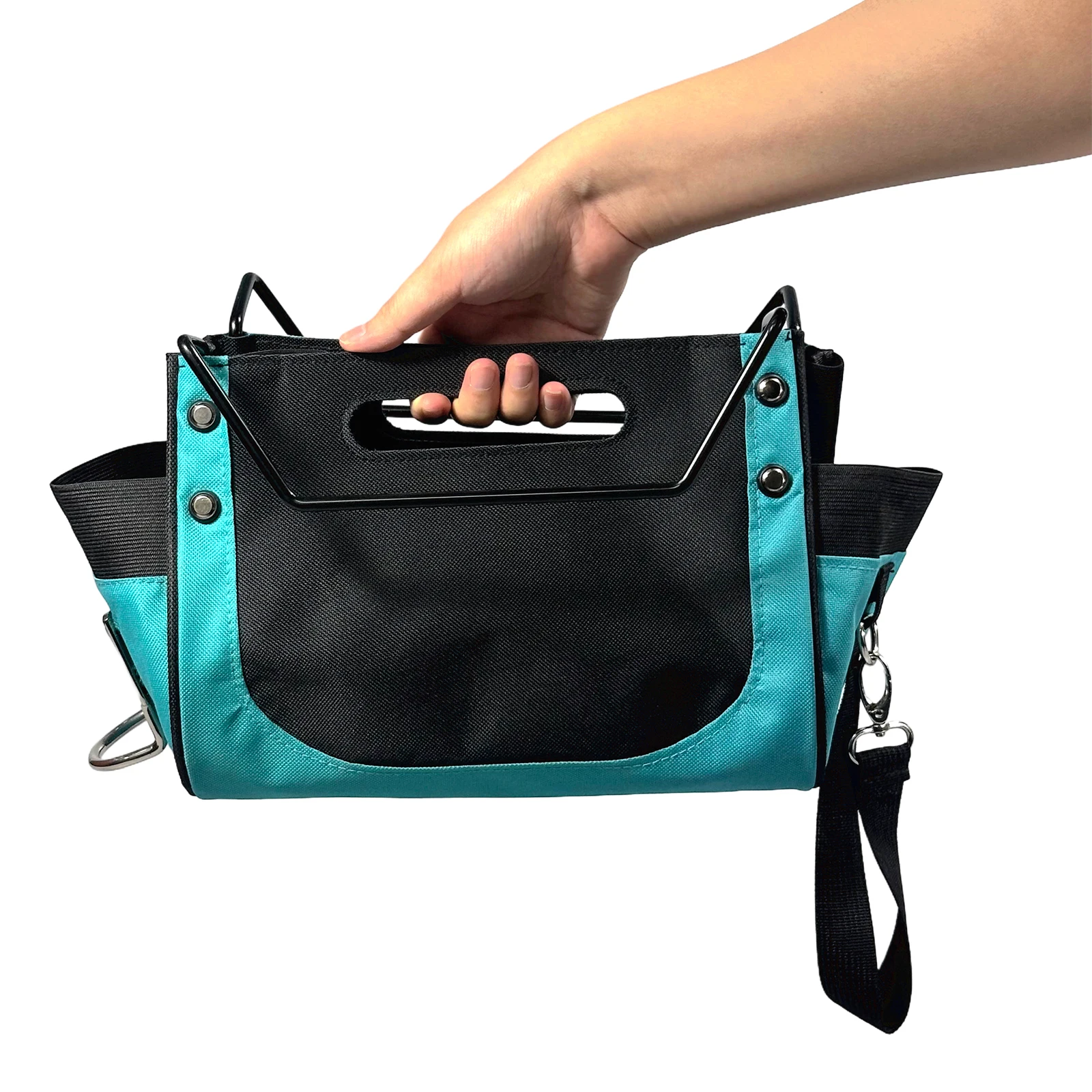 Escadas portáteis bolsa ferramenta sem esforço acesso desgaste resistir oxford pano organizador saco grande capacidade dobrável escada pendurado saco