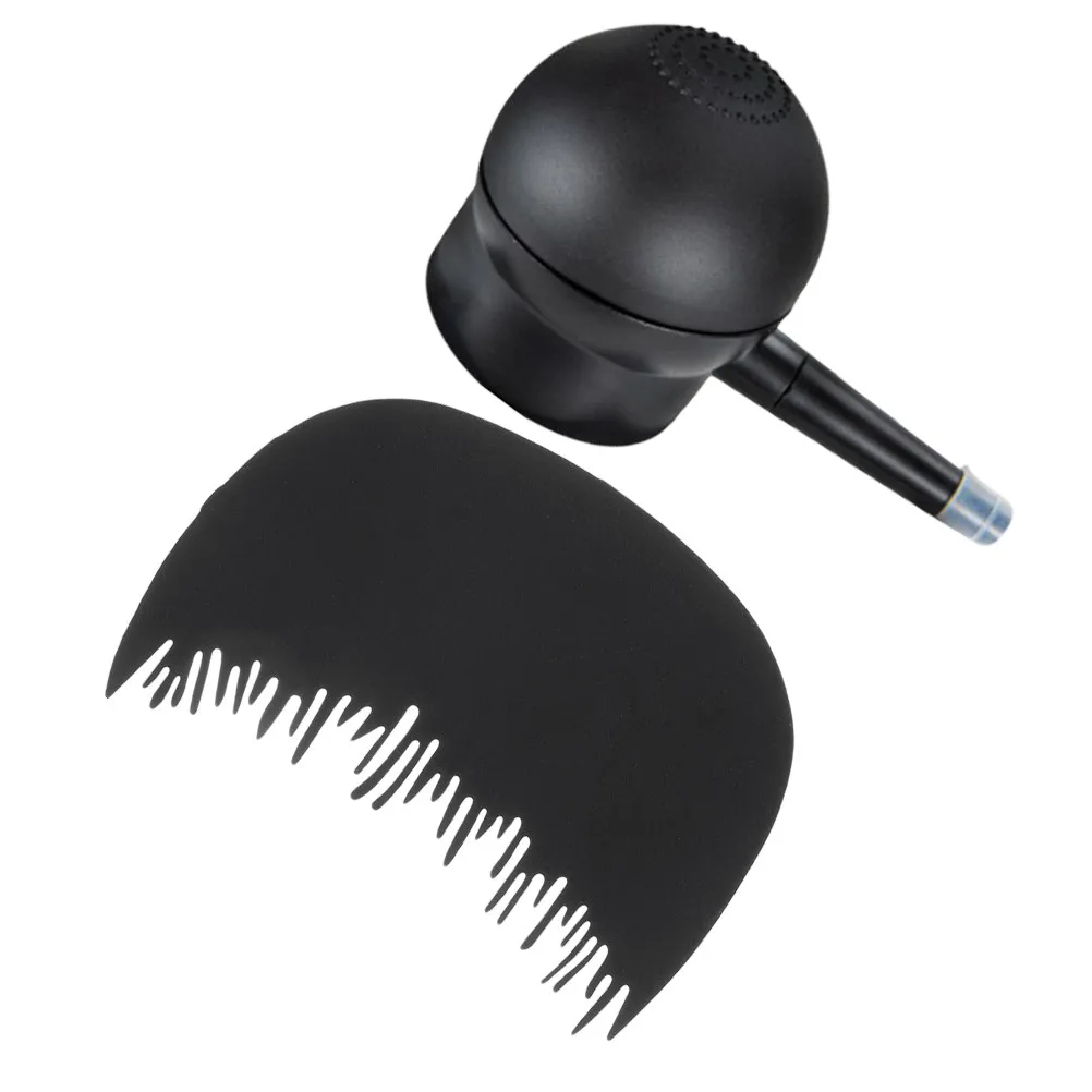 

2Pcs Hair Fiber Spray Nozzle Comb Set Precision Applicator Tool for Hairline Shaping Thickening Enhancer Thinning Hair Concealer