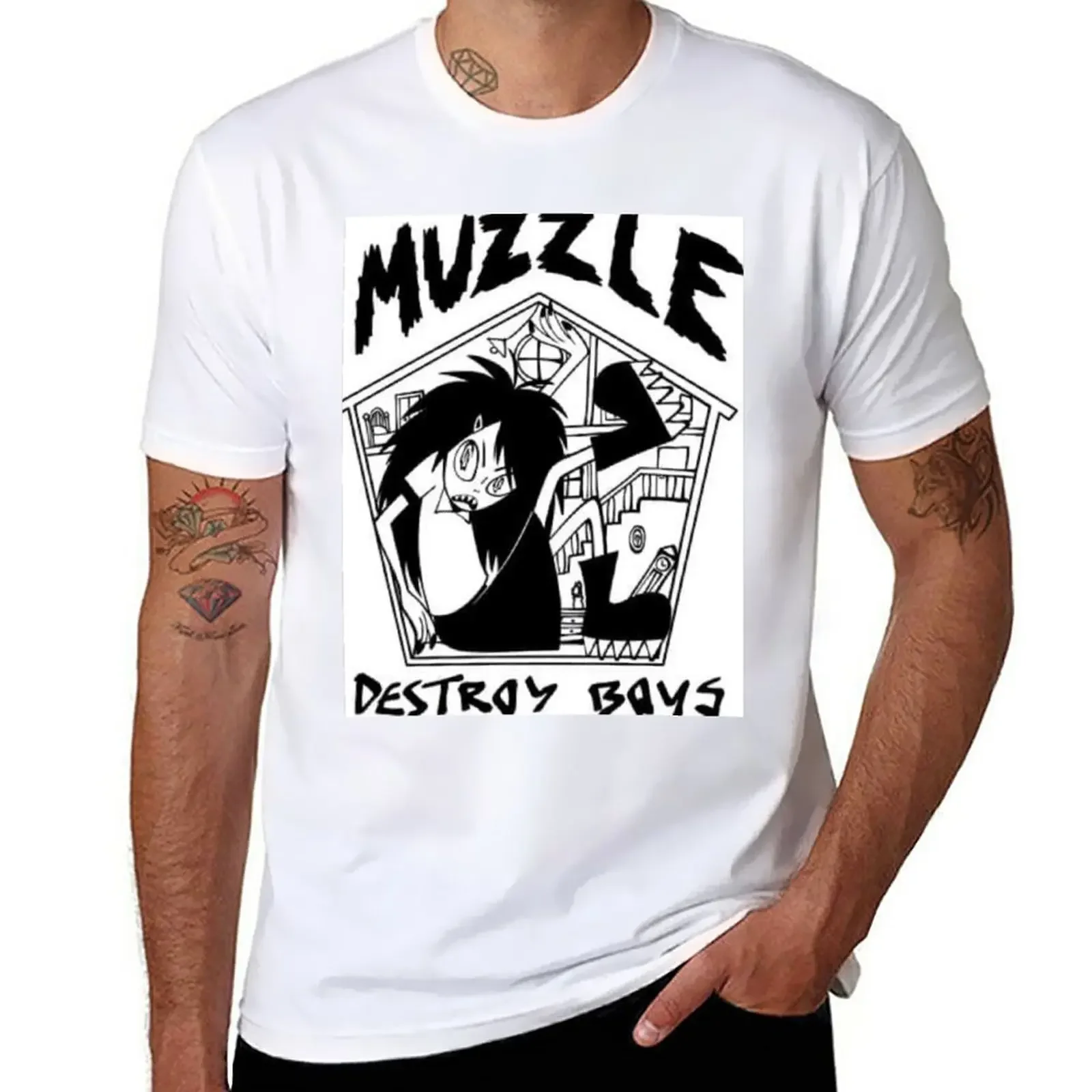 New Destroy Boys - Muzzle T-Shirt hippie clothes Short sleeve funny t shirts plain t-shirt t shirts for men pack