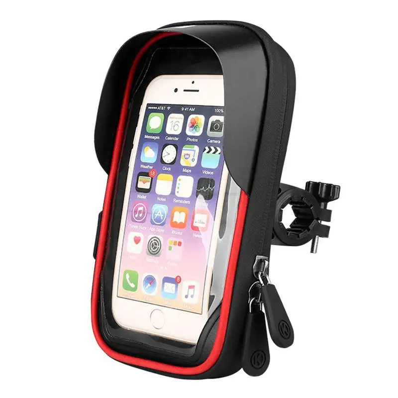 Waterproof Rainproof Bicycle Motorcycle Phone Holder Bike Phone Bag Sturdy 6.4inch Handlebar Holder ForIPhone forXiaomi