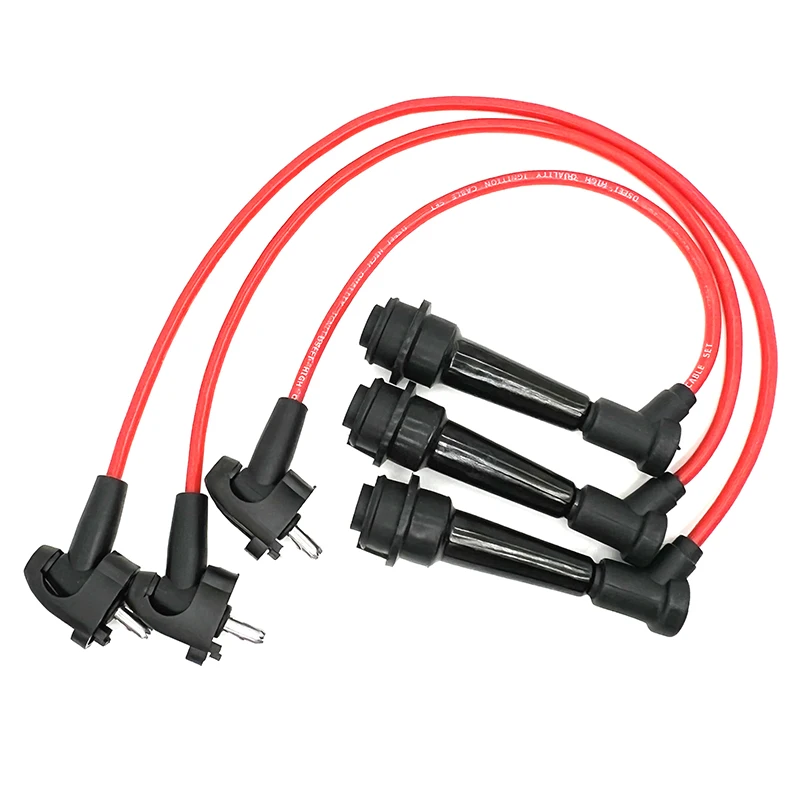 Ignition Coil Spark Plug Wire Set Fits for Lexus IS300 GS300 SC300 Toyota Supra 3.0L UF228 90919-15456 90919-15457 90919-15317