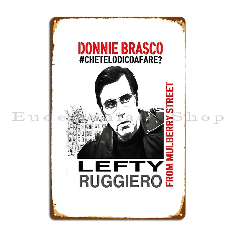 Donnie Brasco A Donnie Brasco A Donnie Brasco Metal Plaque Poster Painting Club Designs Customize Bar Cave Tin Sign Poster