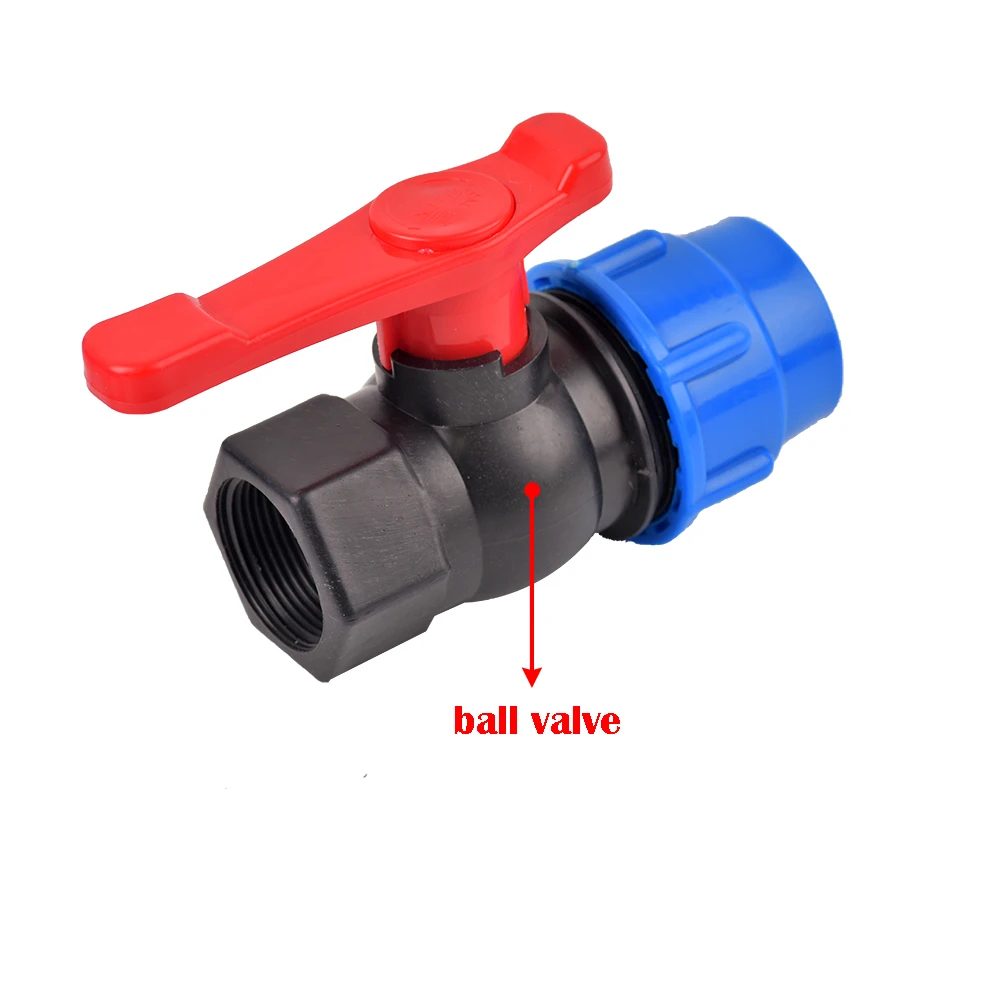Quick-Connect Garden Irrigation System with 80/200 Mesh Filter - Durable PE PVC Pipe 25mm 32mm, Ideal for Gardens & Farms