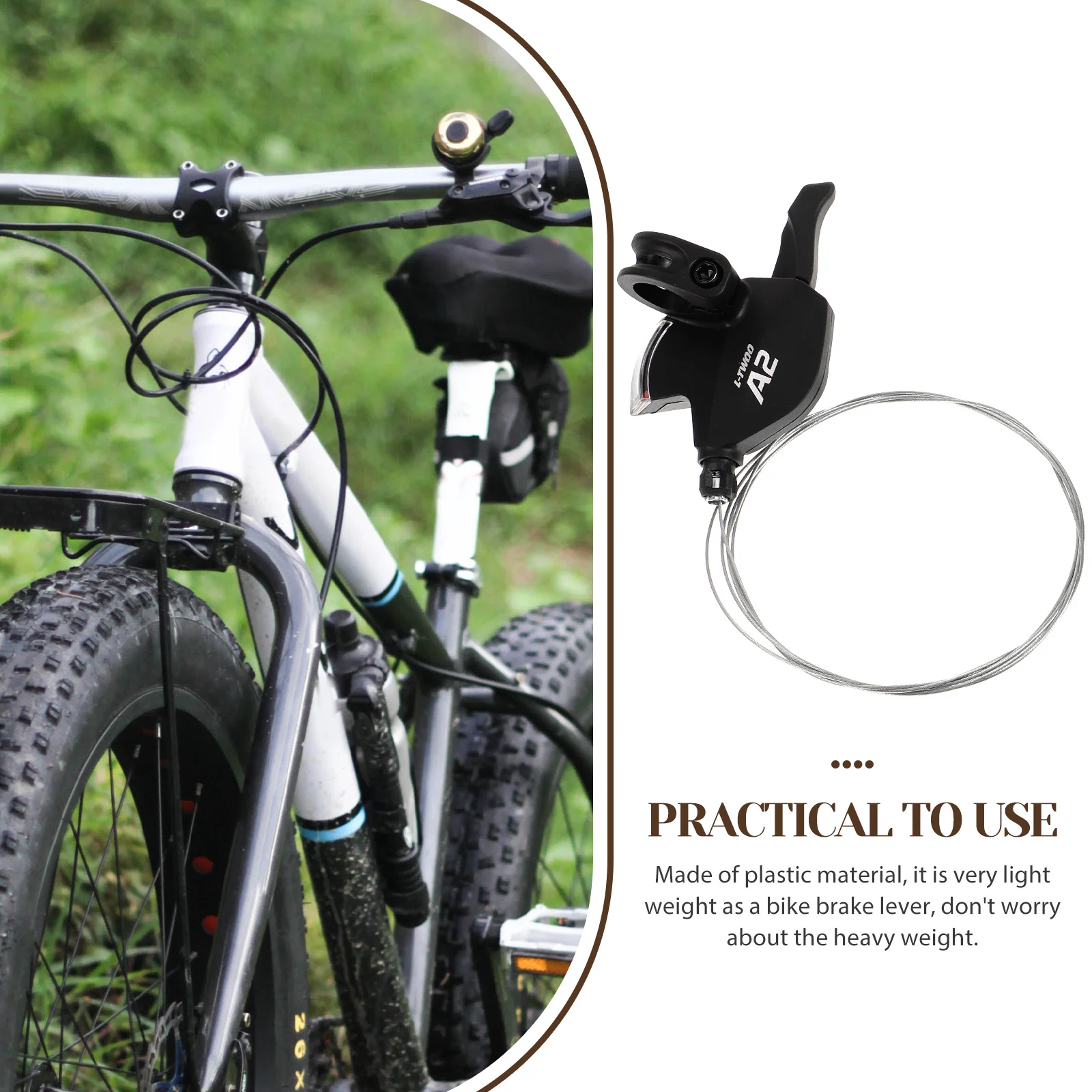 

Mountain Bike Brake Lever Plastic Lightweight Durable Braking Handle Easy Install Bike Accessories Bicycle Brake Parts