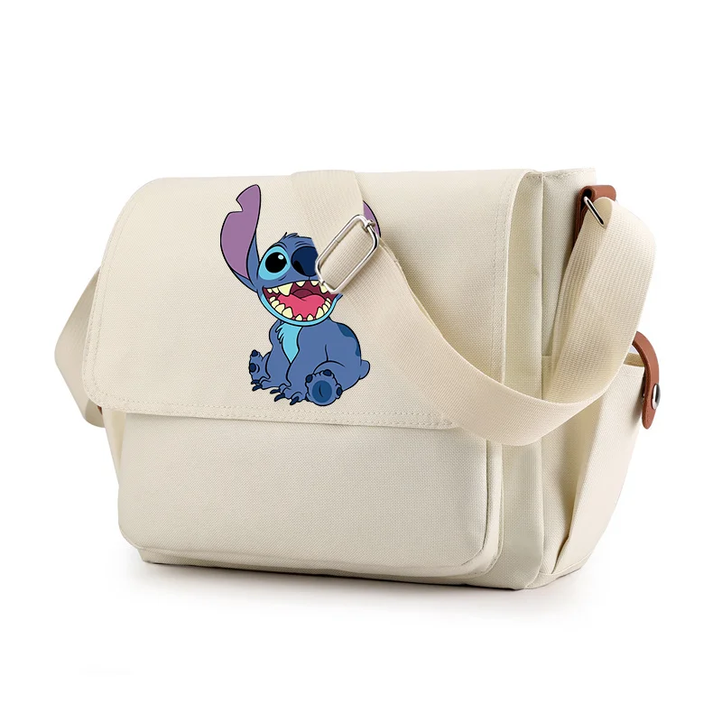 Lilo Stitch Shoulder Chest Bag Crossbody Backpack Canvas Messenger Bag Travel Girls Satchels Harajuku Casual Handbag Belt Bag