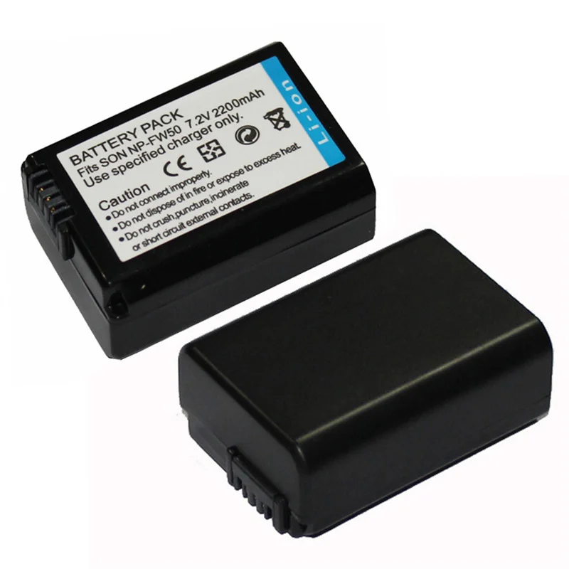 FOR SONY np-fw50 NP FW50 Camera Battery For Sony Alpha a6500 a6300 a6000 a5000 a3000 NEX-3 a7R a7S NEX-7 NEX-3D NEX-3K NEX-5R