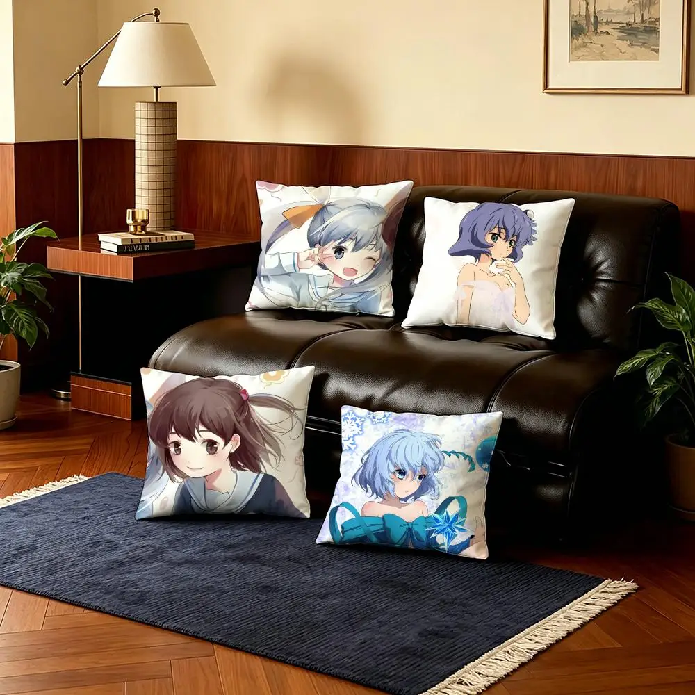 

Card WWIXOSS Selector Infected WIXOSSS Cushion Cover 4Pcs Ultra Soft Short Plush Pillow Covers 40x40 45x45 Boho for Sofa Bedroom
