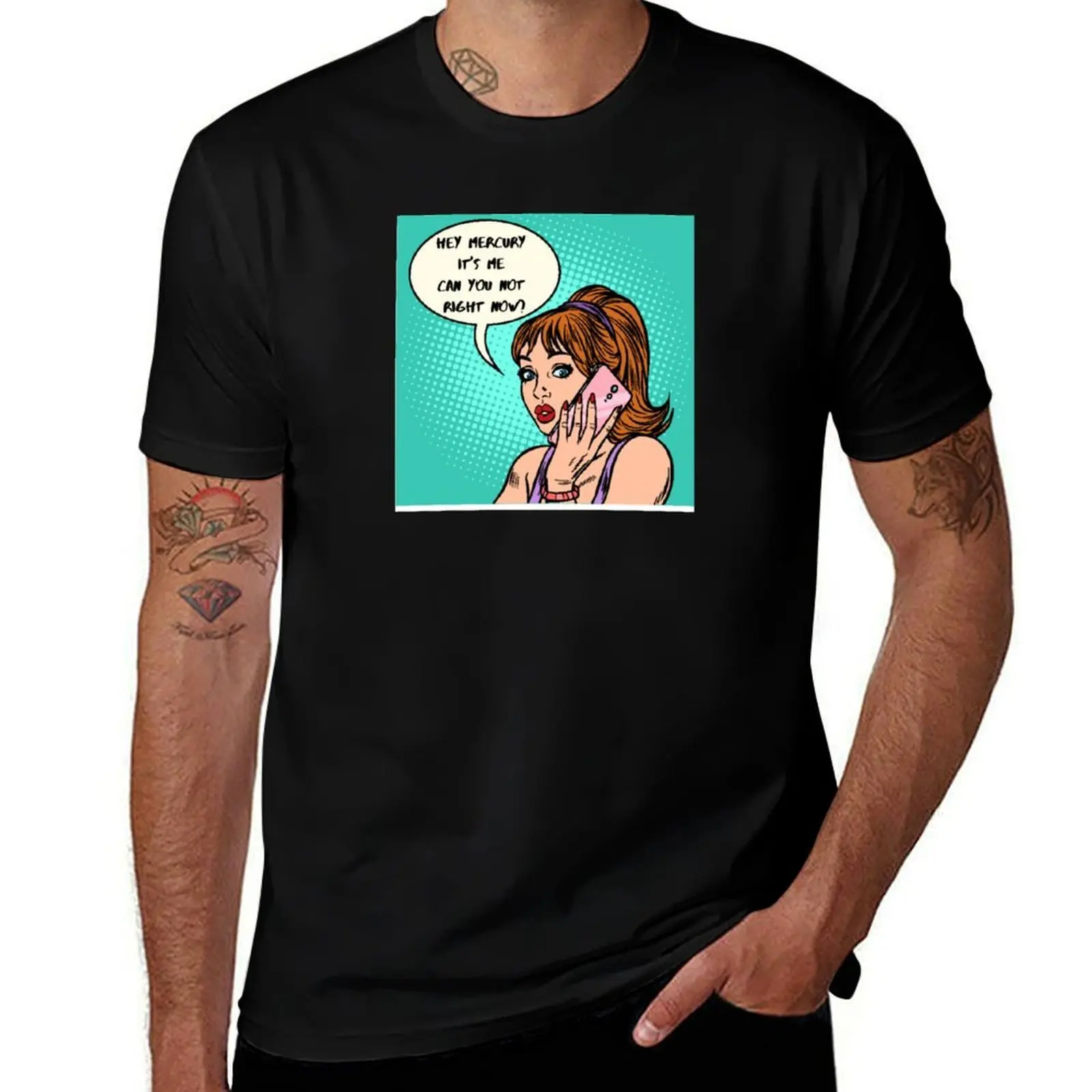 Mercury retrograde T-Shirt Daily Work Short Sleeve Top T-Shirt