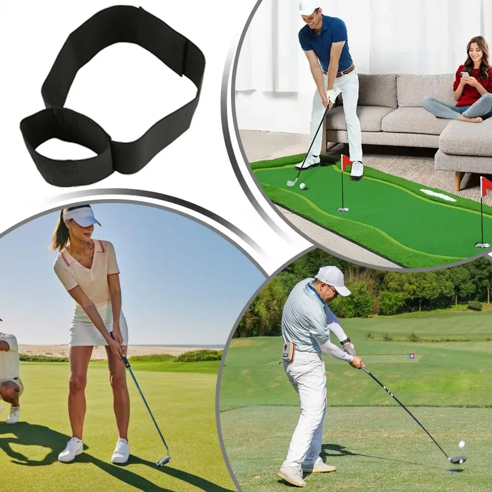

Golf Swing Arm Connection Band Elastic Training Aid to Correct Posture & Improve Consistency for Golfers