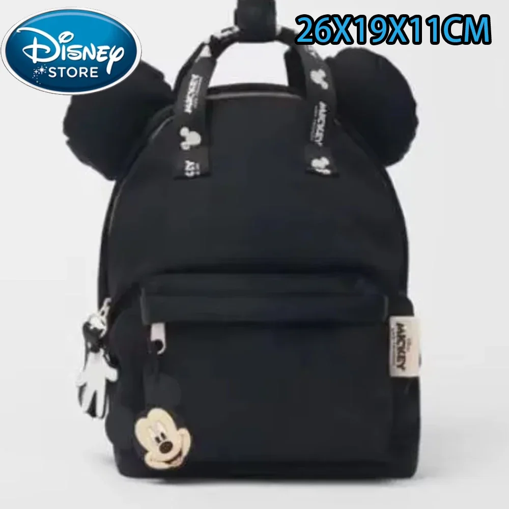 32style Disney Cartoon Backpack Women\'s Mickey Mouse Donald Duck Pattern Student School Bag Capacity Backpack Girls Shoulder Bag