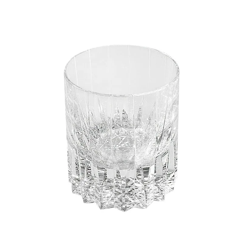 

Crystal whiskey glass, Edo high-end hand-carved spirits glass
