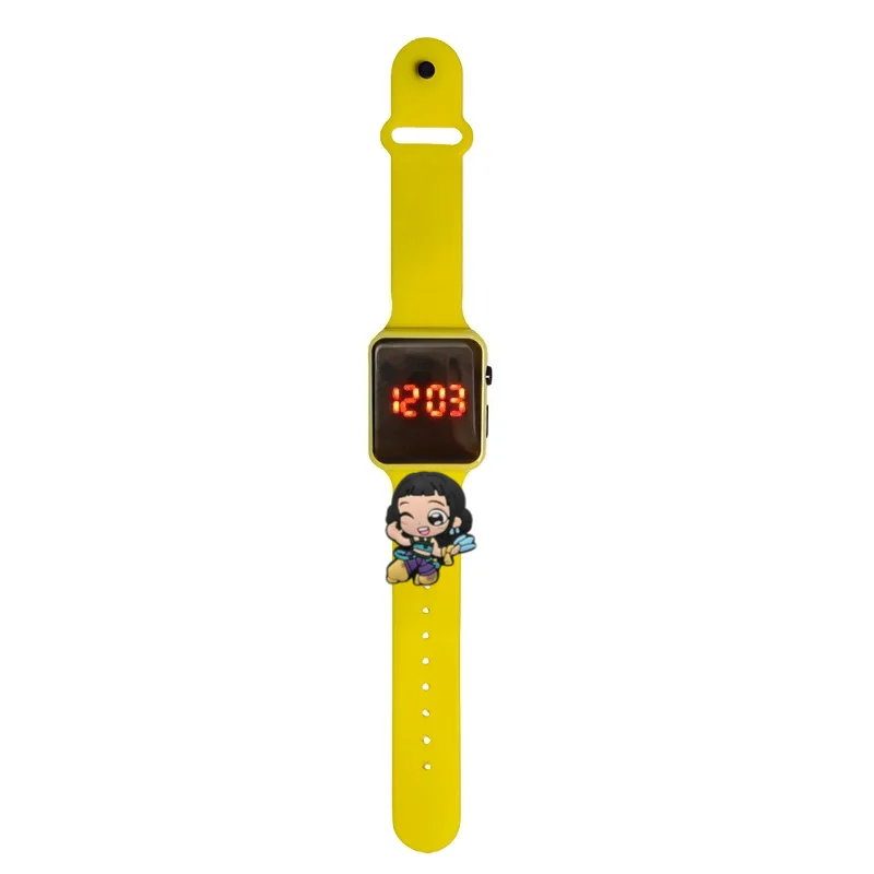 Jam Tangan Anak Perempuan Hunter Jam Tangan Fashion Kartun Jam Tangan Digital Elektronik Tampilan LED Jam Tangan Tahan Air Hadiah Liburan Jam Tangan Anak
