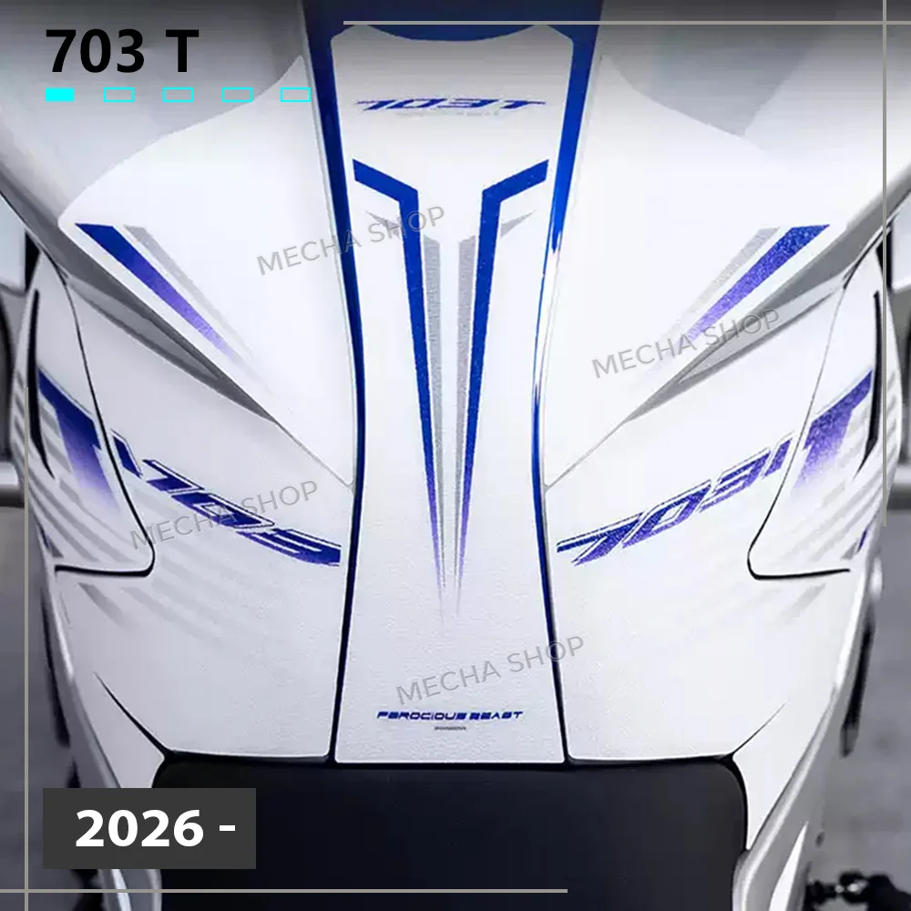 

Tank Pad For Zontes 703T 703 T 2026 Motorcycle Protector Anti Slip Tank Side Traction Sticker