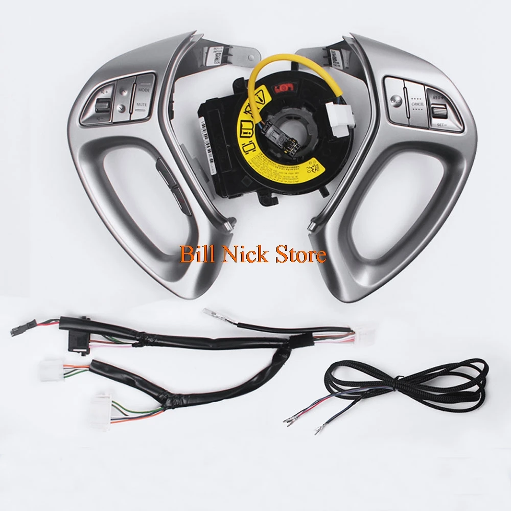 09-11/12-14/2015-2017 Multi-function Steering Wheel Button Fixed Speed Cruise Audio Control Bluetooth Connect for Hyundai ix35