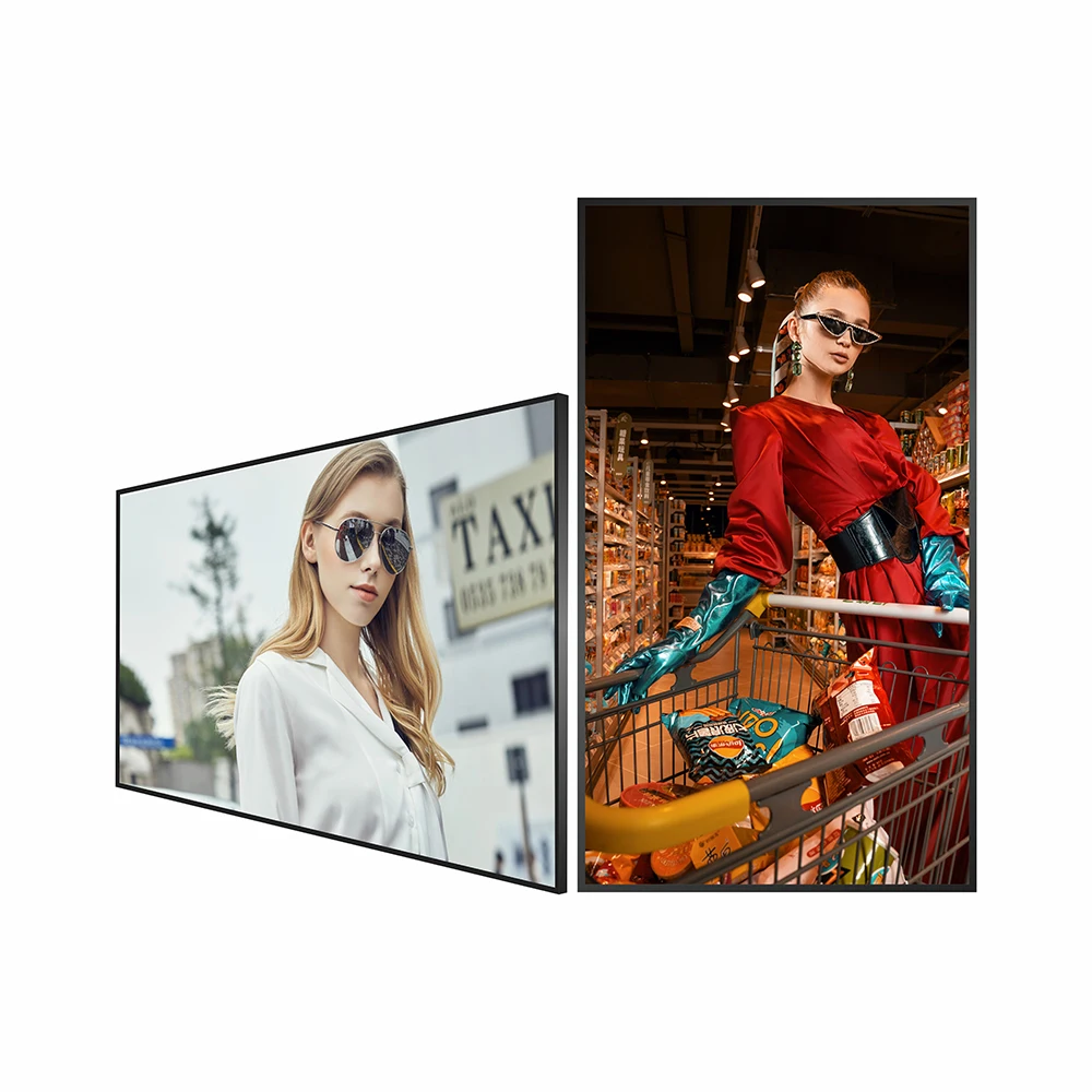 

Рекламная машина с цифровым дисплеем, машина для рекламы с ультраузкой рамкой и ЖК-дисплеем лифта, рекламная машина для продукции