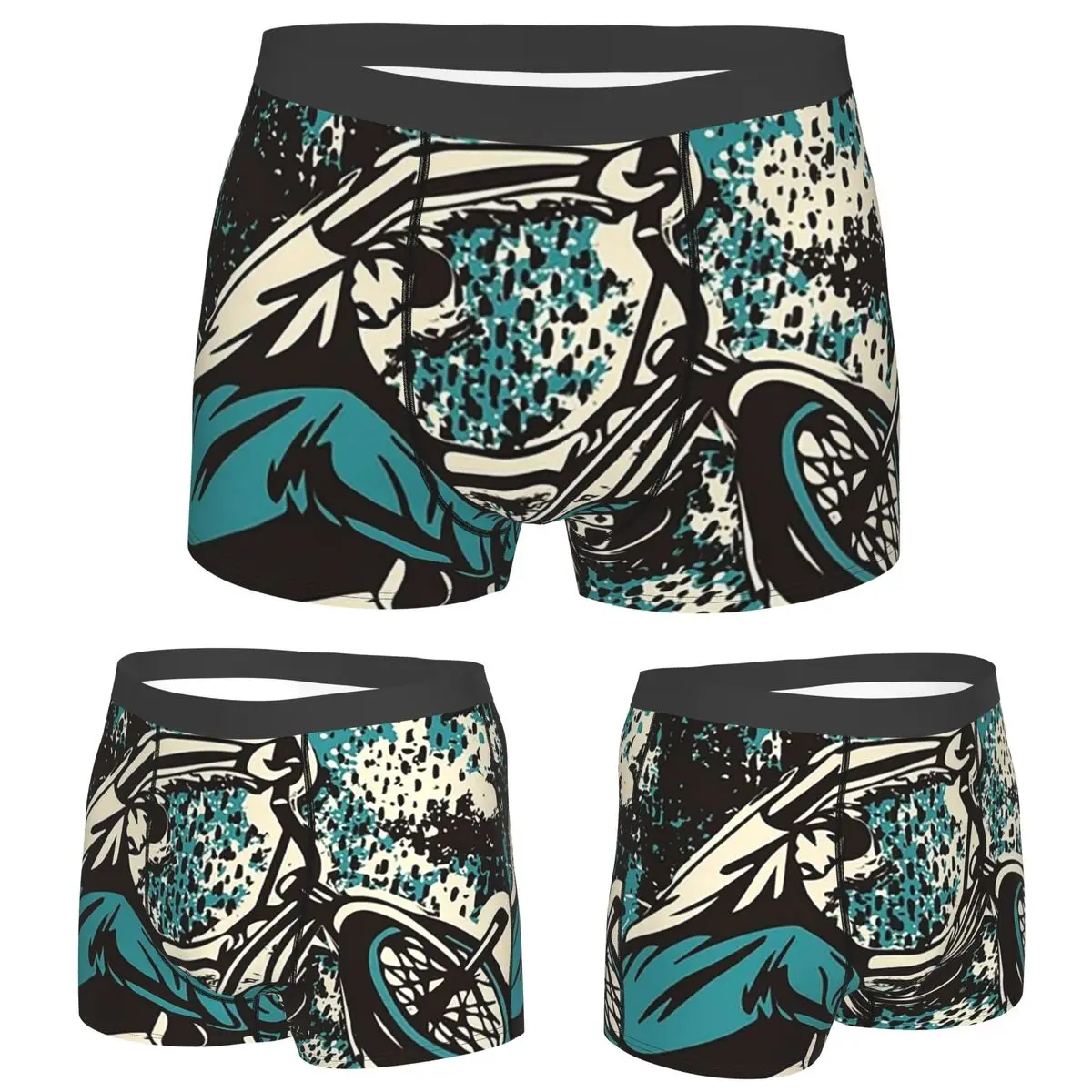 

Трусы-боксеры, шорты в стиле ретро, одежда Bmx в стиле гранж, Bmx Bike, трусы для фристайла, мужское дышащее нижнее белье для Homme, мужские подарки