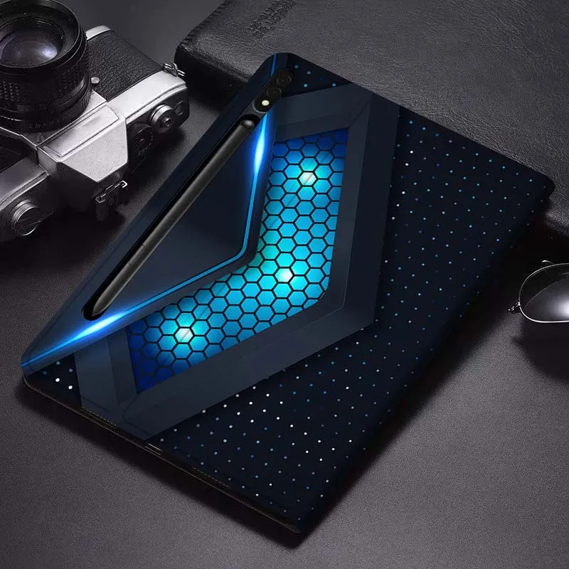 

Luxury Carbon Fiber Art Hot Gift For Samsung Galaxy Tab S6 S7 S8 S9 S10 FE Plus Lite Soft Flexible Support Tablet Case