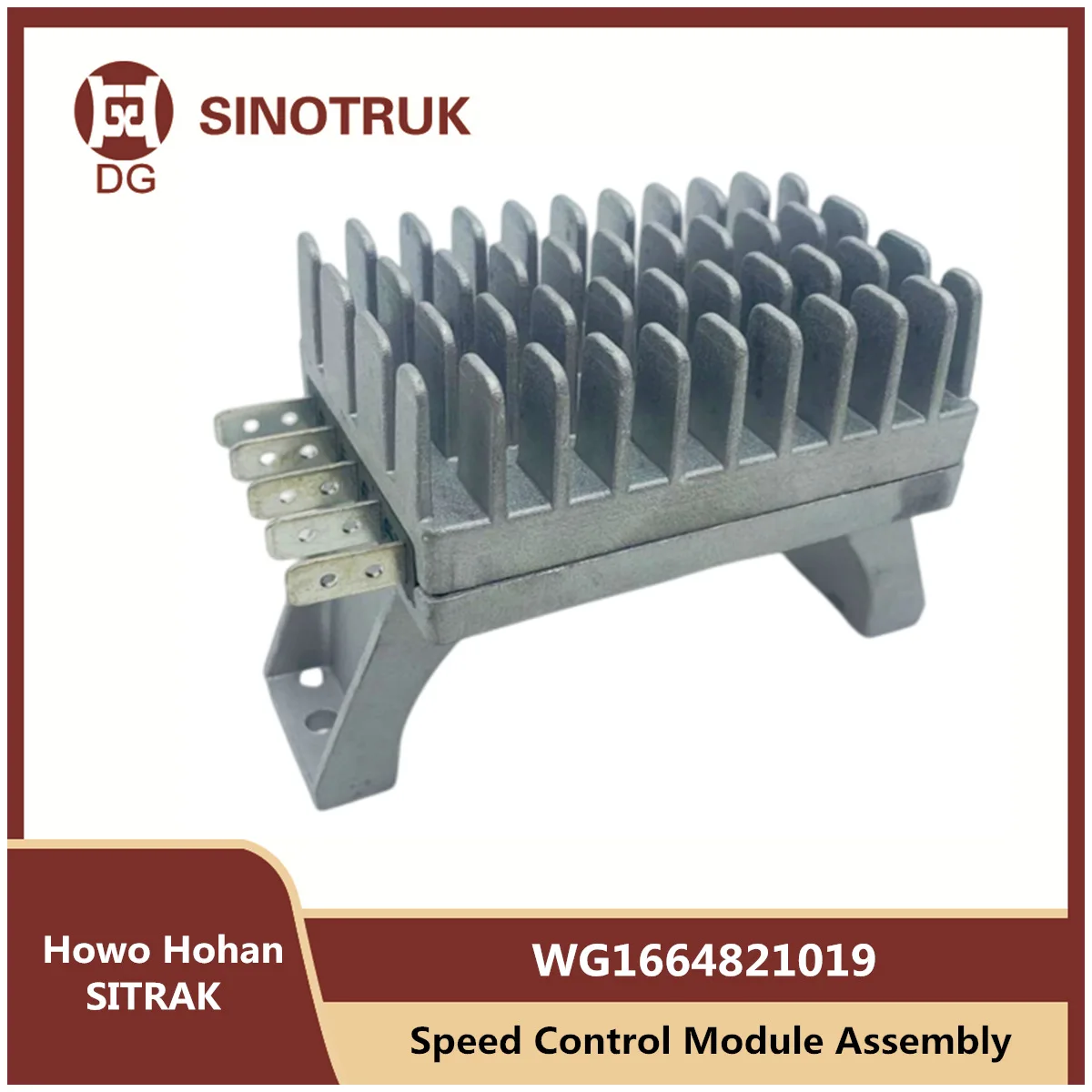 Speed Control Module WG1664821019 For Sinotruk Howo TX SITRAK Hohan Air Conditioning Heater Resistance Original Truck Parts