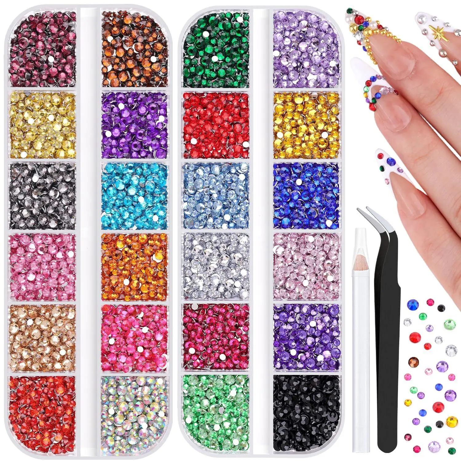 24 لونًا، عبوة من قطعتين، أحجا - مراجعة Art Craft Notebook وسعره
