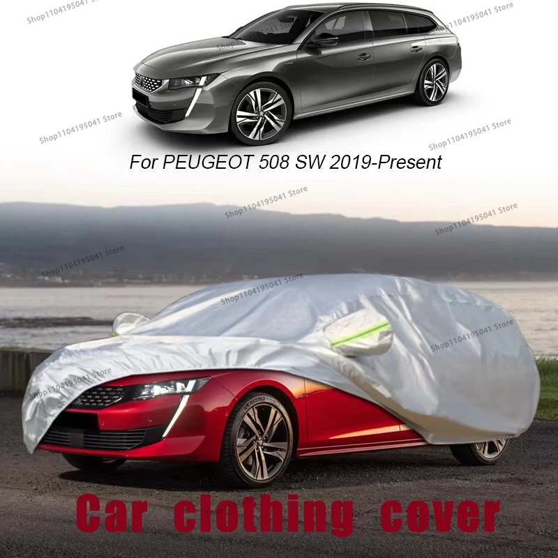 

For Peugeot 508 SW Full Car Cover Rain Frost Snow Car protective cover ,UV protection,Car paint protection