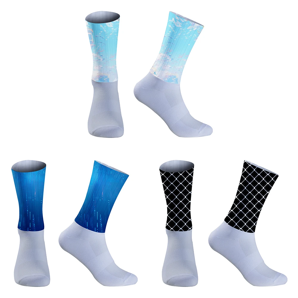 

Pro Bike Socks Seamless Anti Team Slip Road Ride Aero Socks Outdoor 2024 New Summer Cycling Socks