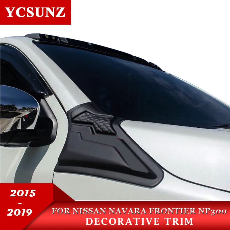 

2015-2019 side vent decoration For Nissan Navara 2015 Np300 Accessories Decorative trim For frontier 2016 Car Styling YCSUNZ