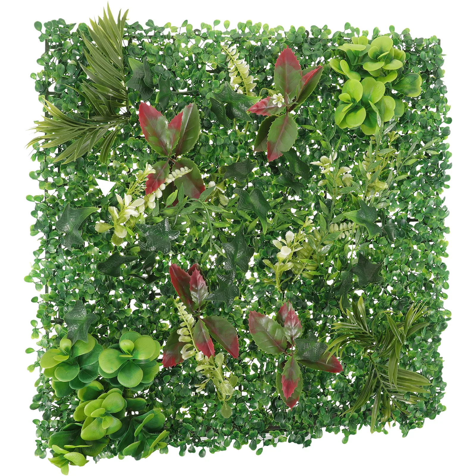 

Artificial Plant 50x50cm UV Resistant Decorative Panel for Garden Fence Artificial Plant Background Home Roof Lawn