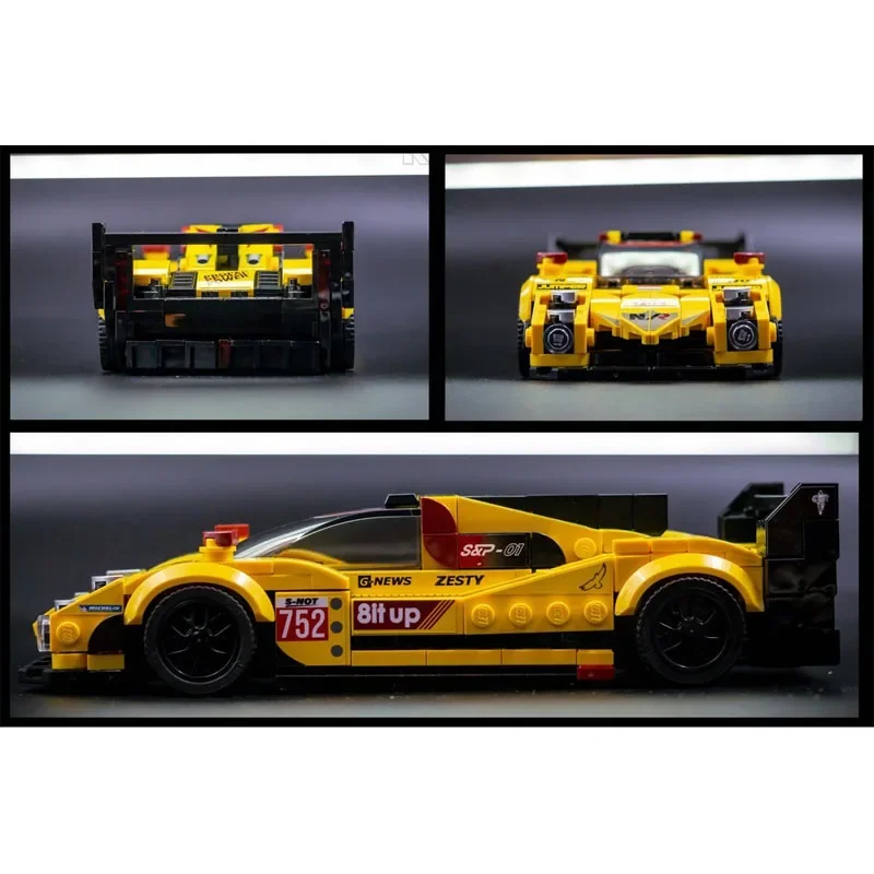

MOC-121383NewNVR S&P-01Iconic Sports Car Racing Building Block Модель349 деталей MOC Креативный подарок для мальчиков Детская игрушка на день рождения.