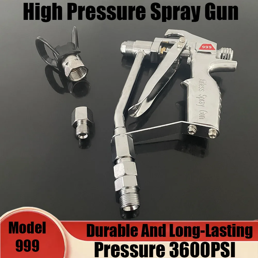 

Pressure 3600PSI High-Pressure Airless Spray Paint Accessory Gun, 3/8 to 1/4BSP Connector, Suitable For Spray Painting Machines