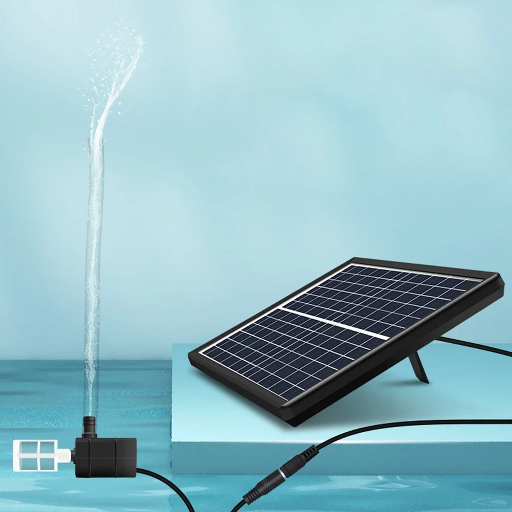 Small Solar Water Pump 12V Circulation Fish Pond Filter Oxygenation Fish Tank Rockery Water Pumping Submersible Pump Outdoor