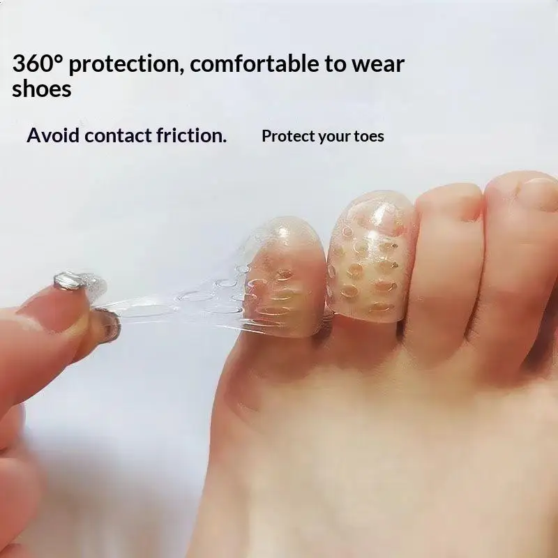 Silicone Toe Protectors Waterproof Anti-Friction Toe Caps 10/20/30 Pcs Soft Covers for Women High Heel Shoes