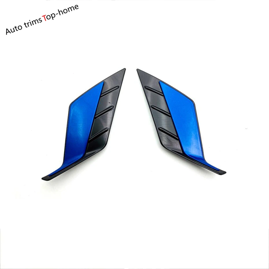 Rear Front Fog Light Lamp Bezel ABS Blue Decoration Frame Cover Trim Fit For Toyota Corolla Cross 2021 - 2024 Car Accessories