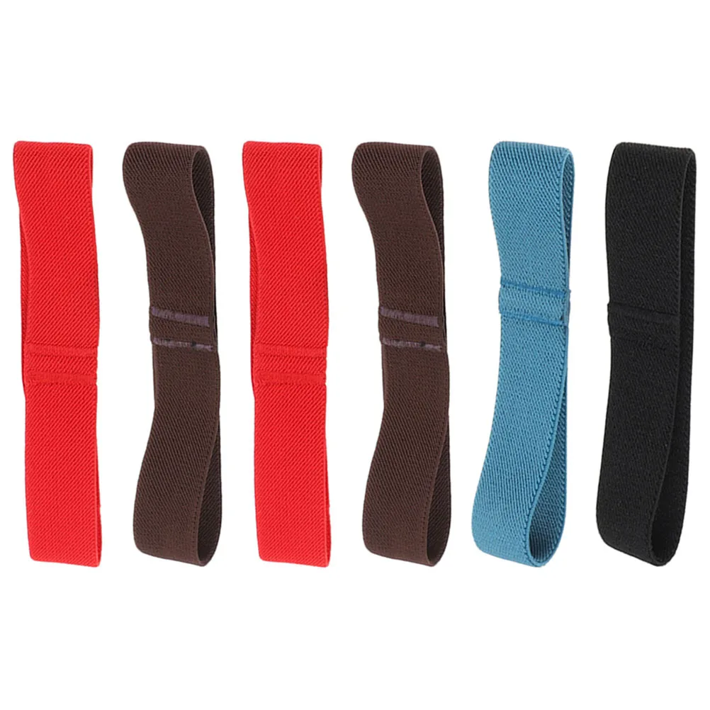 

6Pcs Bento Box Elastic Straps Lunchbox Bands Nylon Fixing Straps High Elasticity Food Container Bands Multiple Color Options