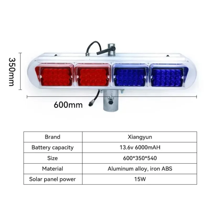 Wholesale Price High Brightness Road Safety Flash Road Accessories Solar LED Traffic Warning Light